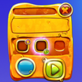 ИНТЕРФЕЙС2. Игровой арт для мобильной игры Magica Travel Agency (Match-3)