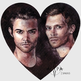 Клаус и Элайджа Майклсон 