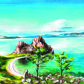 Священный символ Байкала. Мыс Бурхан. 