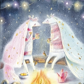 Посиделки у костра 