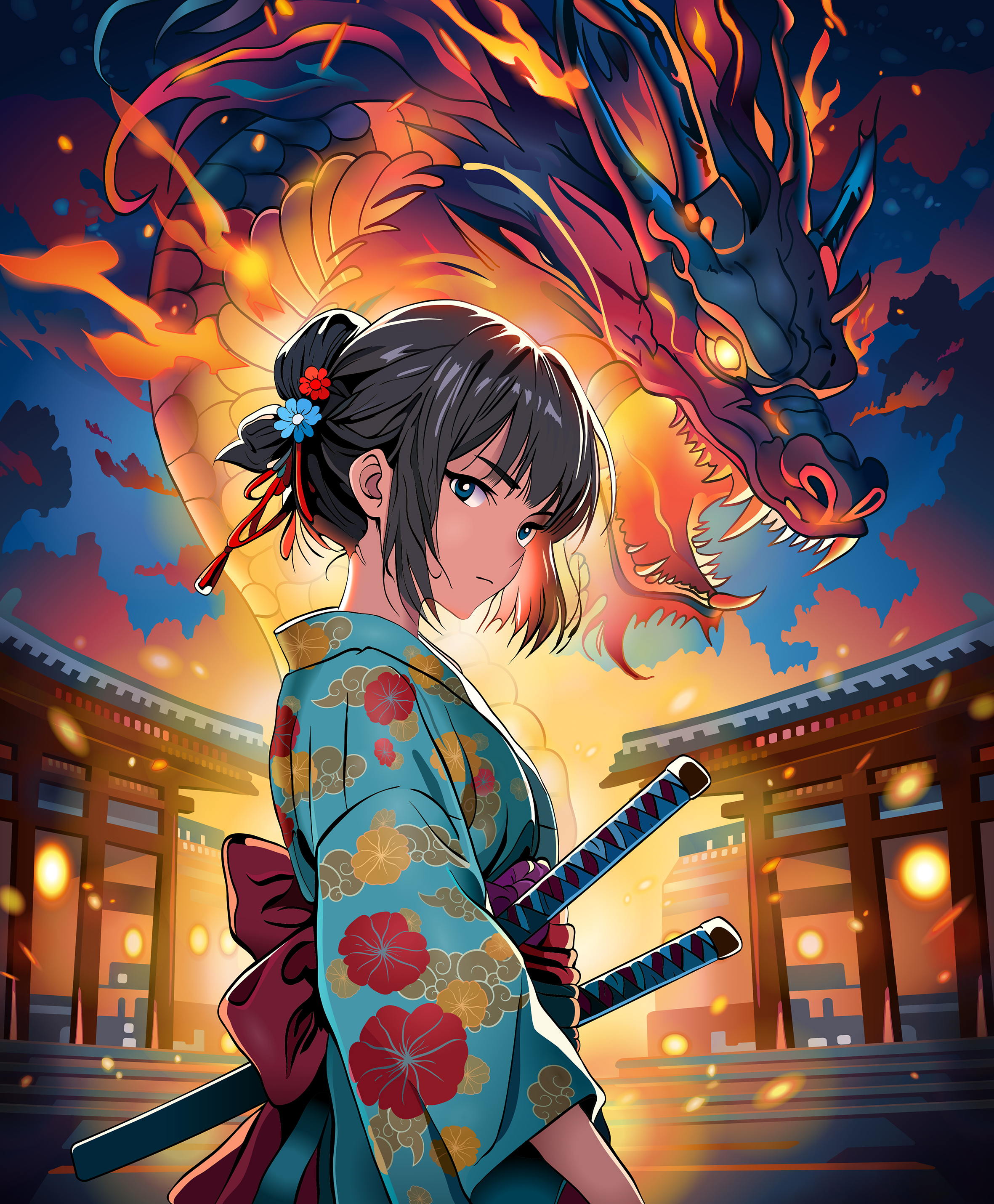 Девушка и дракон