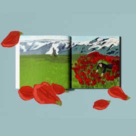 Иллюстрация к "Сказкам о цветах" Анны Саксе