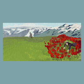 Иллюстрации к "Сказкам о цветах" Анны Саксе