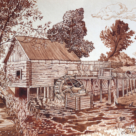 «Водяная мельница в селе Красниково»