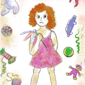 Девочка Женя.,,Цветик-семицветик"