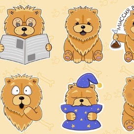 Стикеры «Чау»