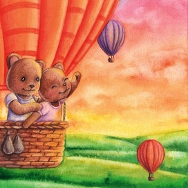 Мишки на шаре