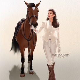 Девушка с лошадью