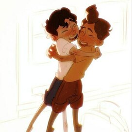 Иллюстрация по мультфильму "Лука"