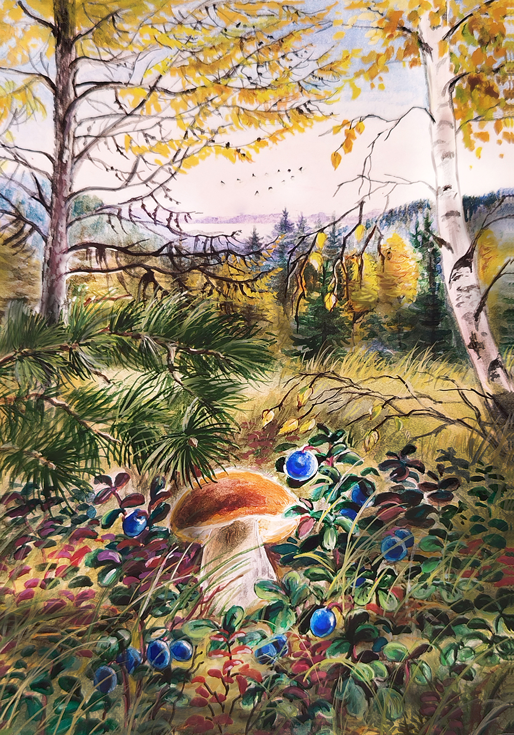 Август в лесах