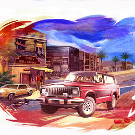 Майями в стиле 80-х годов