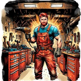 Для календаря в стиле американских комиксов