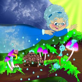 Иллюстрация к книге Приключения Росинки