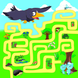 Иллюстрация к книге Приключения Росинки