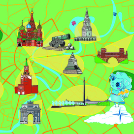 Иллюстрация к книге Приключения Росинки