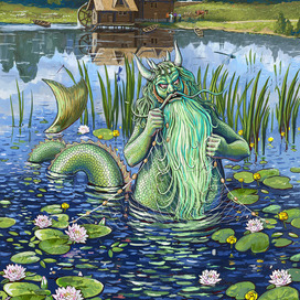 Водяной рвет сети.