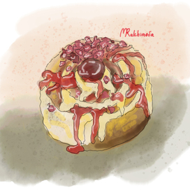 Ягодный синабон 