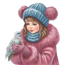 цифровой портрет девочки