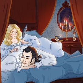 Опасные связи — книжная иллюстрация (open call МИФ)