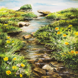 Исток реки Лены