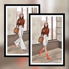 Fashion иллюстрация