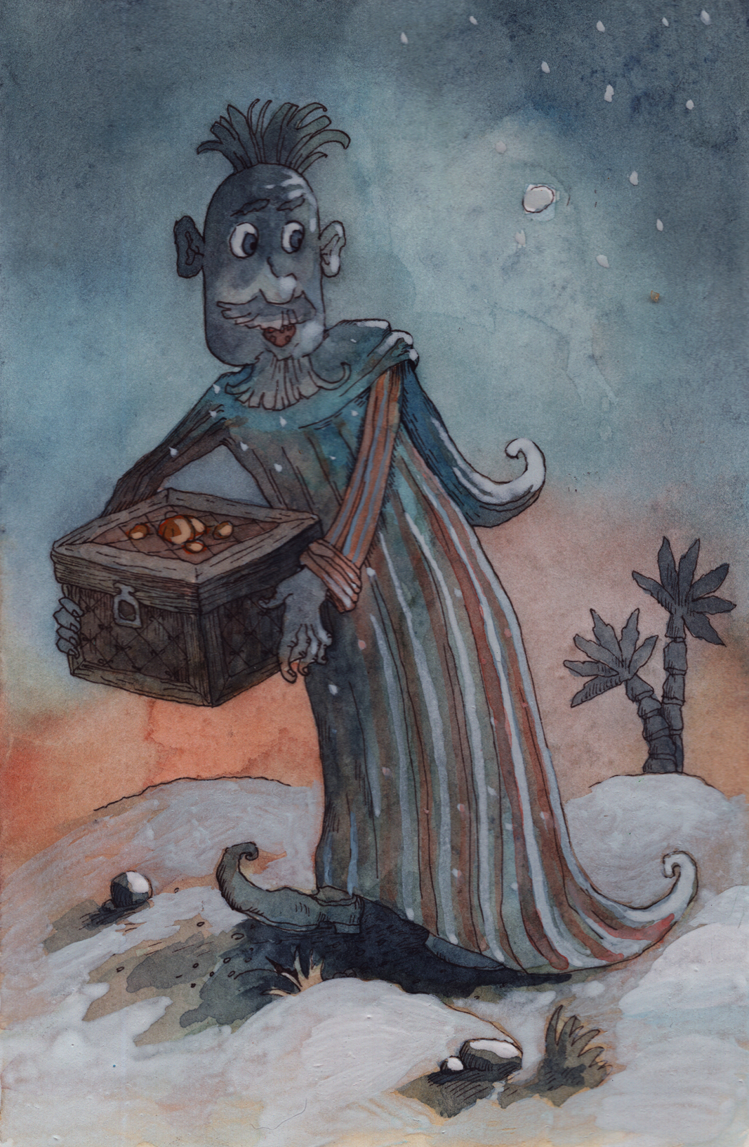 Иллюстрация, зарисовка.