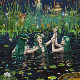 Нехорошие русалки держат русалку Таисью.