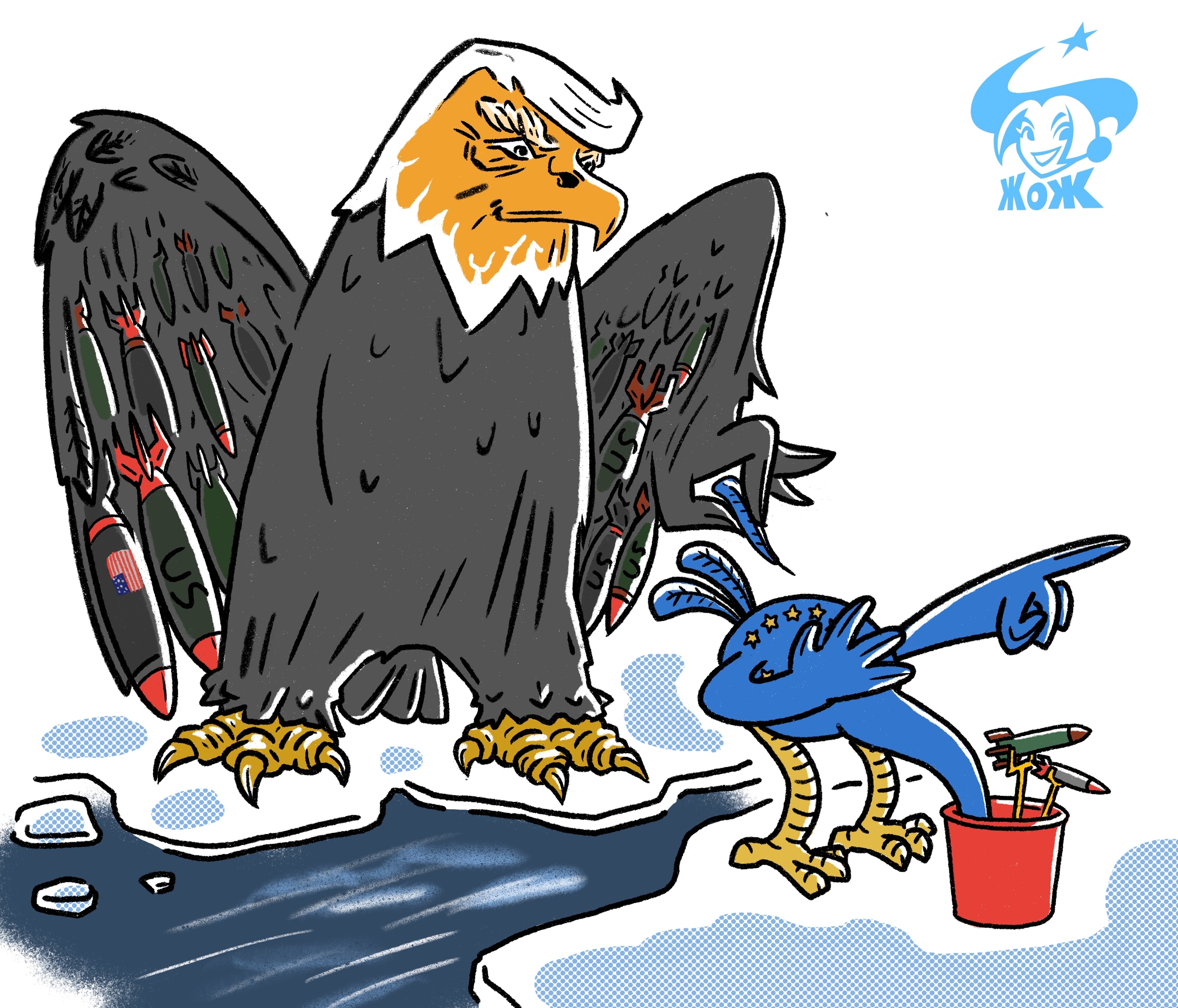 Карикатура для интернет-журнала "ЖОЖ"