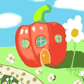 Теремок из перчика