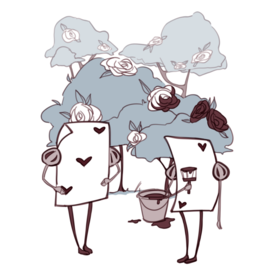 Покраска роз