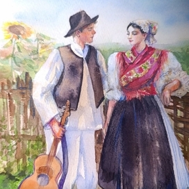 Народная одежда хорватская