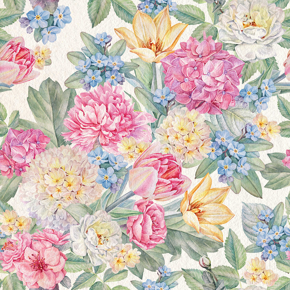 Обои Цветочный сад