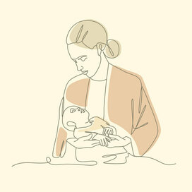 Мама с ребеном