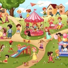 Виммельбух Парк