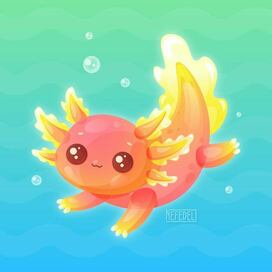 Мармеладный аксолотль