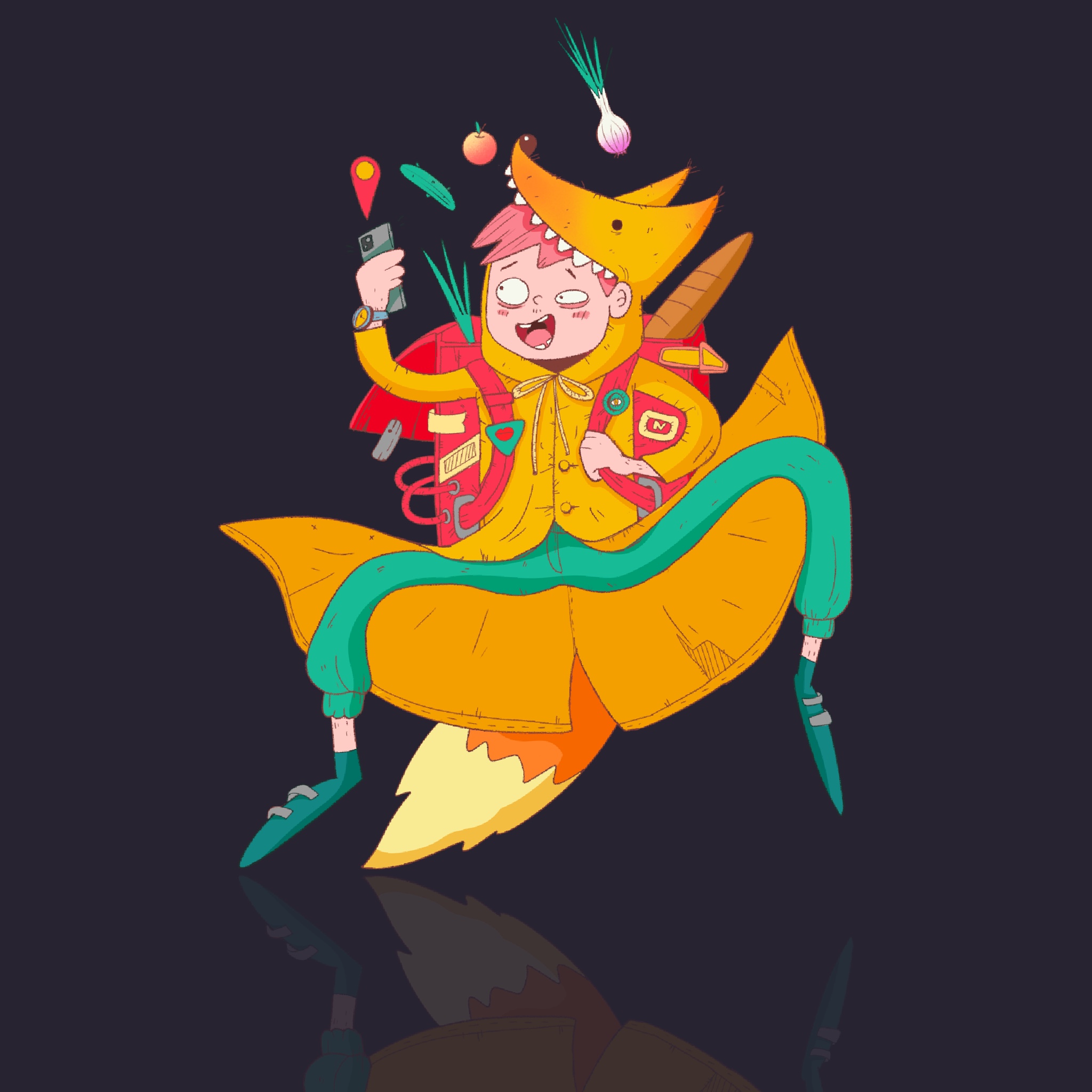 Курьер. Персонаж