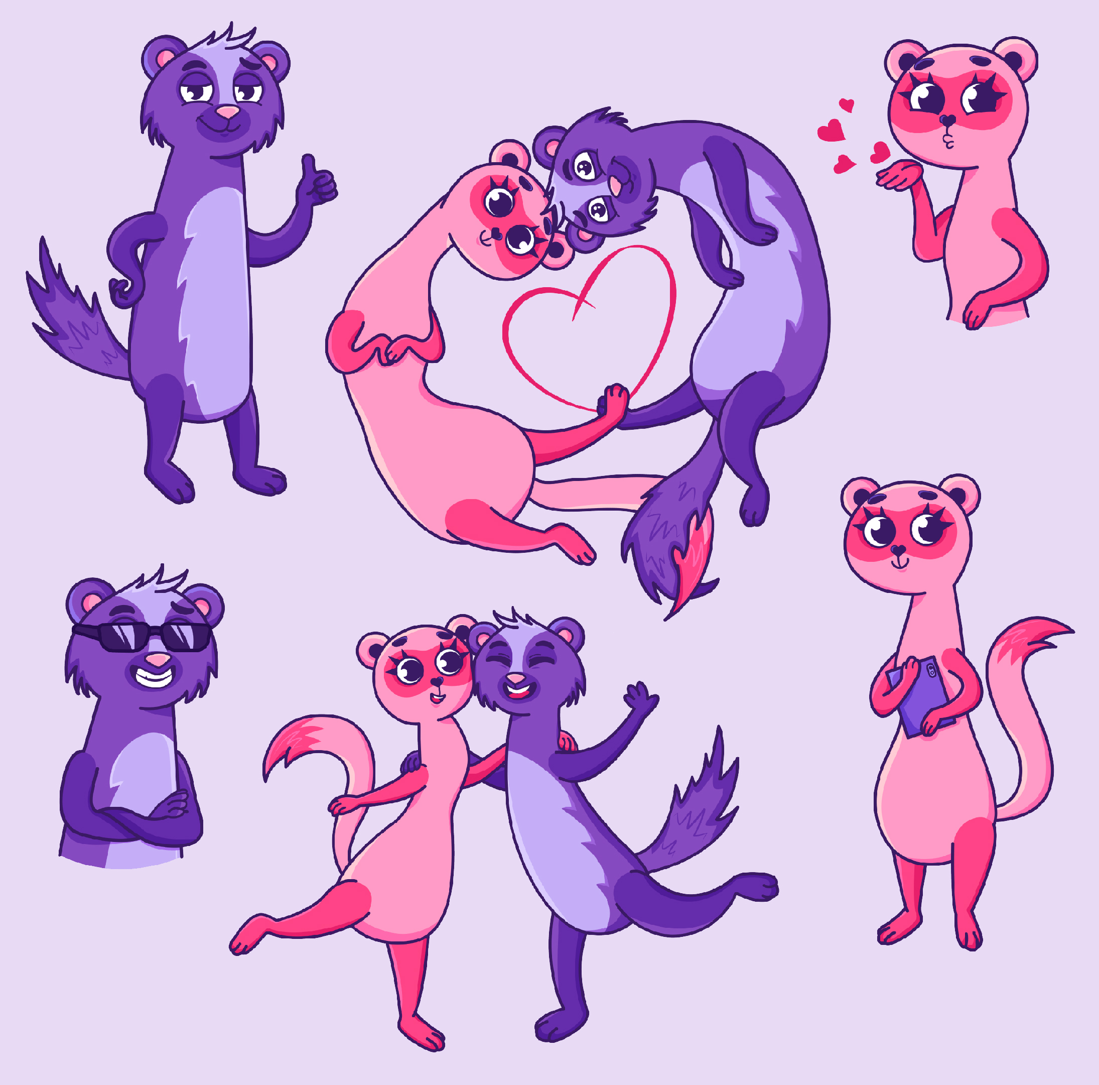 Бренд-персонажи хорьки