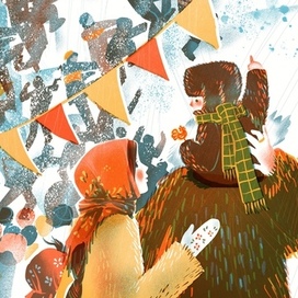 Масленица. Взятие снежного городка (не Суриков)