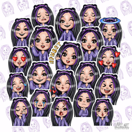 мультяшные стикеры