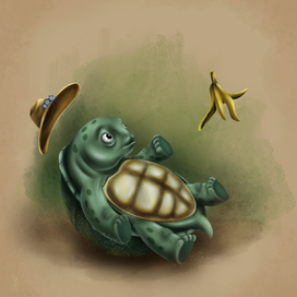 Неряшливая черепаха (ил. для детей)