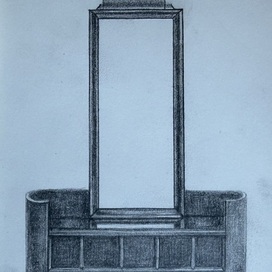 Антикварное трюмо