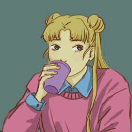 Усаги в кафе