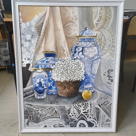 Натюрморт с китайским фарфором 