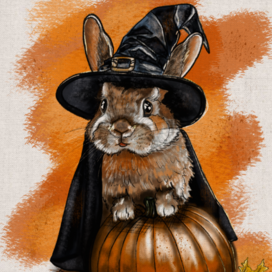 Кролик с тыковкой 