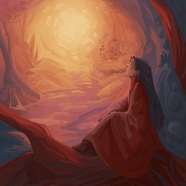 свет в лесу