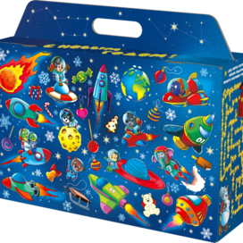 коробка новогодняя маленькая