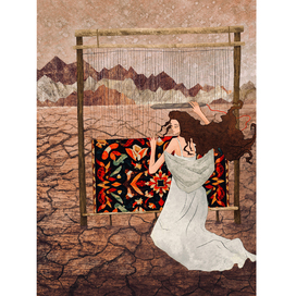 Иллюстрация для книги «Возвращение на путь героини» для издательства «Бомбора». 