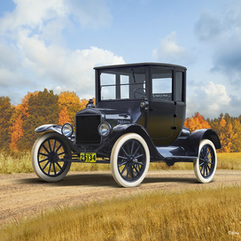 1917 Ford model T coupe 