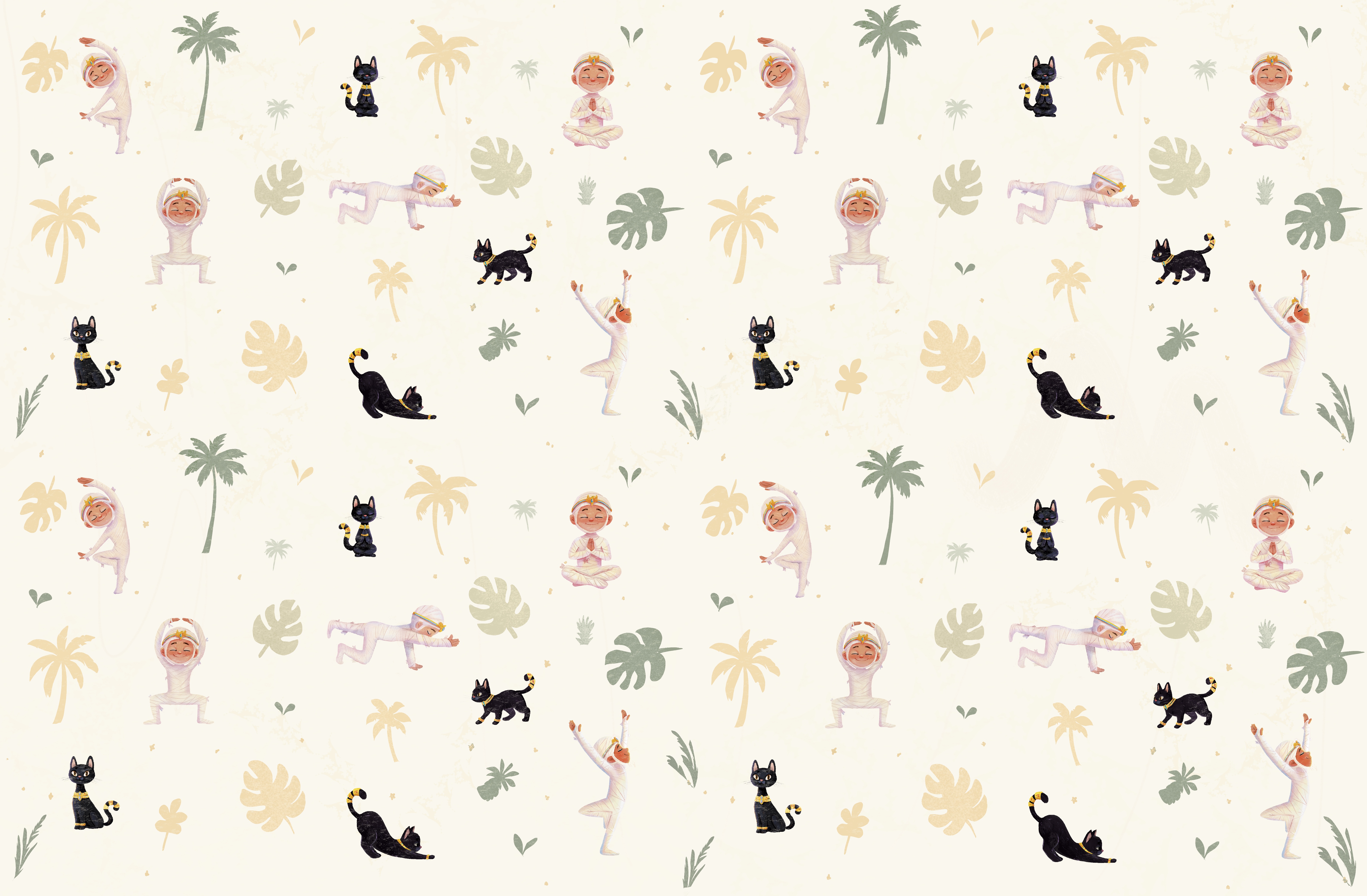 Форзац для книги Муми-Йога