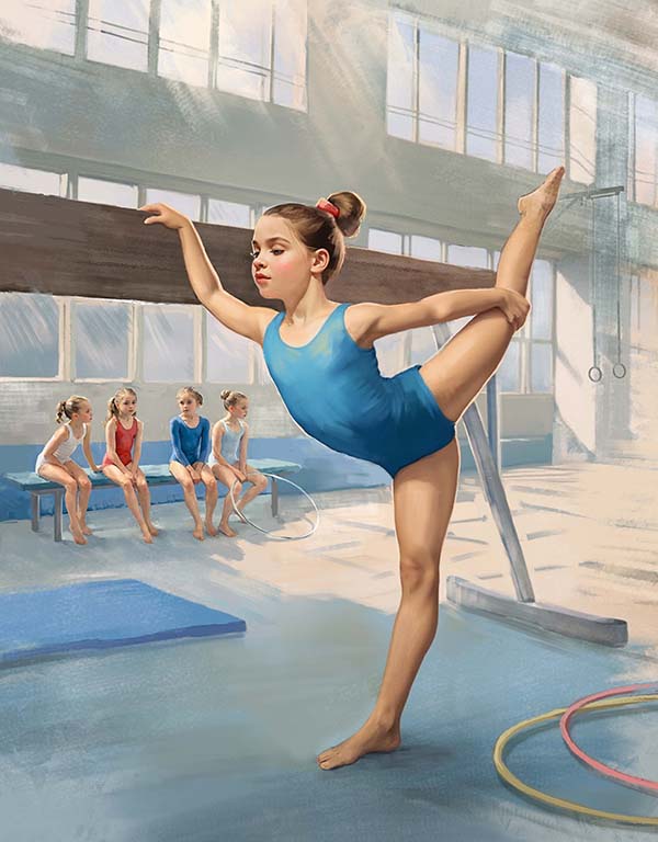 Детство легендарных спортсменов. Латынина